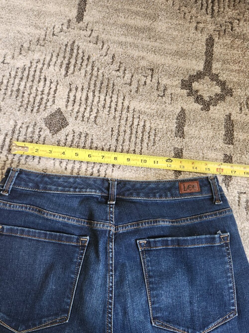 LEE HIGH RISE STRAIGHT LEG.JEANS - Picture 8 of 10